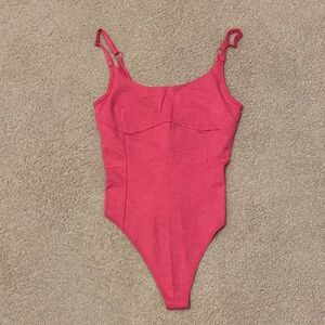 Outdoor Voices pink move free leotard